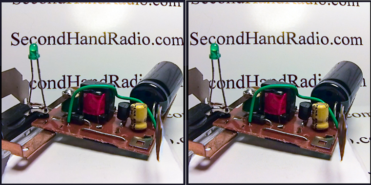 3D photograph of a camera flash unit